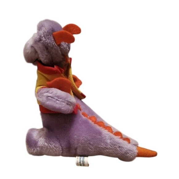 Epcot Disneyland Figment Plush 7" Purple Dragon Walt Disney World Vintage 1982 - Picture 8 of 11